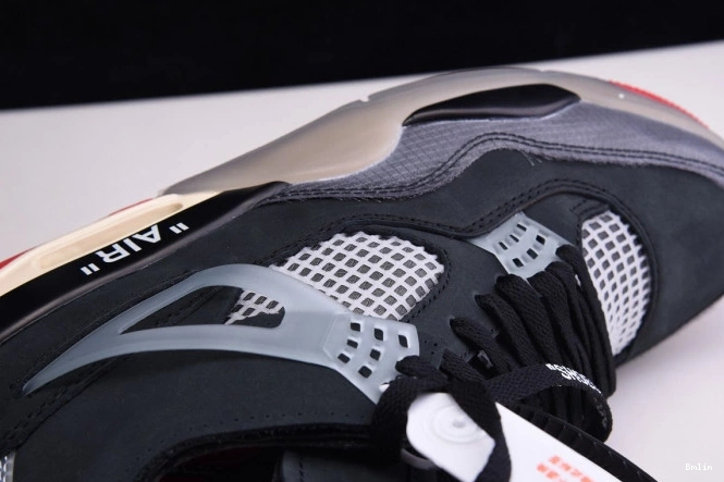 Bmlin Jordan Off 4 x Bred CV9388-001 Retro Air White 0715